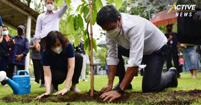 นับ 1 ถึง 1,000 ‘ชัชชาติ’ ปลูกต้นไม้ที่ไทยพีบีเอส