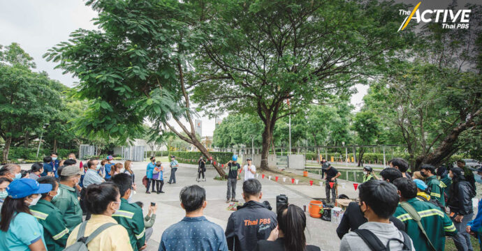 ยกขบวนรุกขกรวิชาชีพ เปิดห้องเรียนต้นไม้ ที่ไทยพีบีเอส