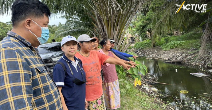 ปลัดฯ นำตรวจสอบแนวเขตเส้นทางระบายน้ำเกาะหลีเป๊ะ