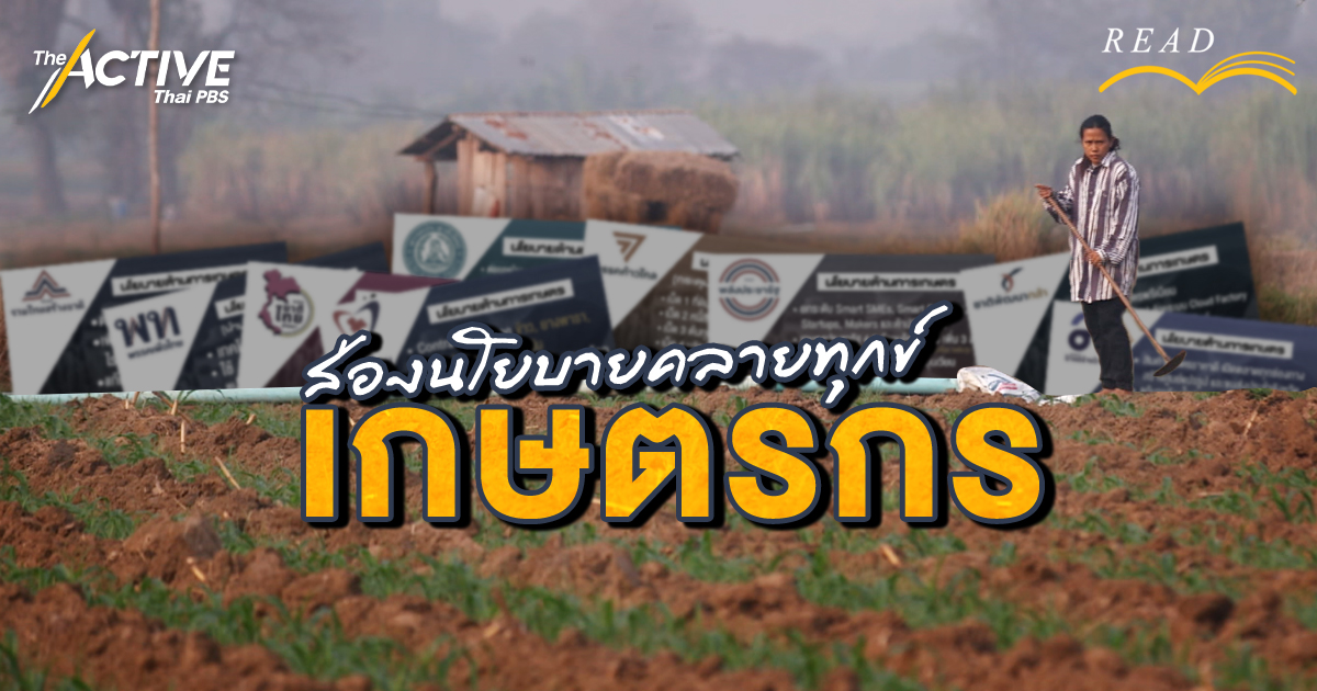 ส่อง'นโยบายเกษตร'ตอบโจทย์อนาคตเกษตรกรไทยจริง ?
