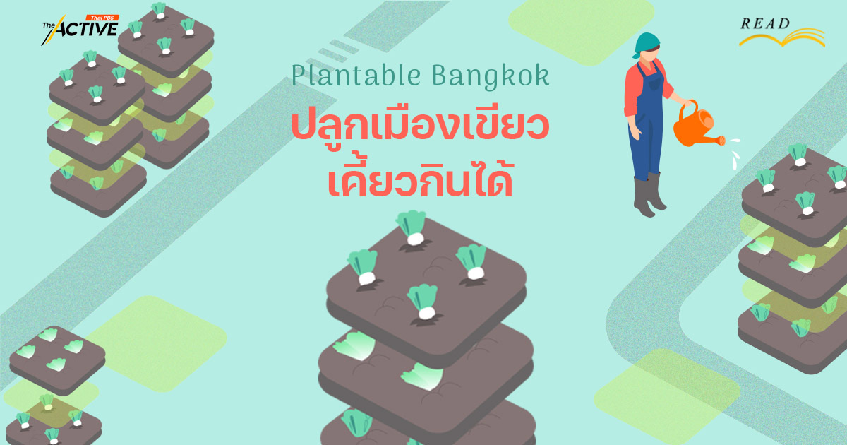 Plantable Bangkok: ปลูกเมืองเขียวเคี้ยวกินได้
