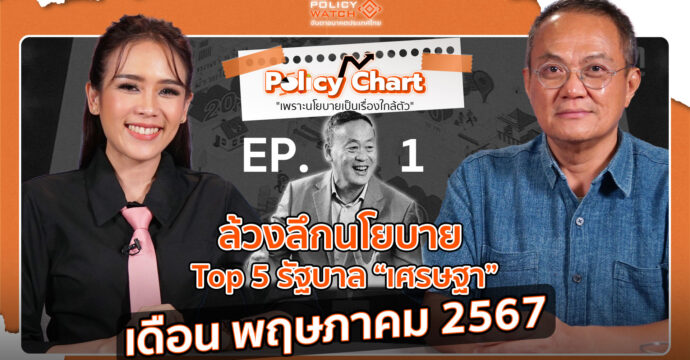 Policy Playlist EP.1 ล้วงลึกนโยบาย รัฐบาลเศรษฐา เดือนพฤษภาคม 2567