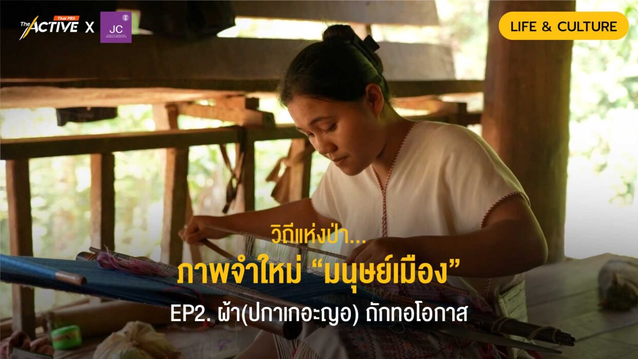 วิถีแห่งป่า...ภาพจำใหม่ “มนุษย์เมือง” EP2. ผ้า(ปกาเกอะญอ) ถักทอโอกาส